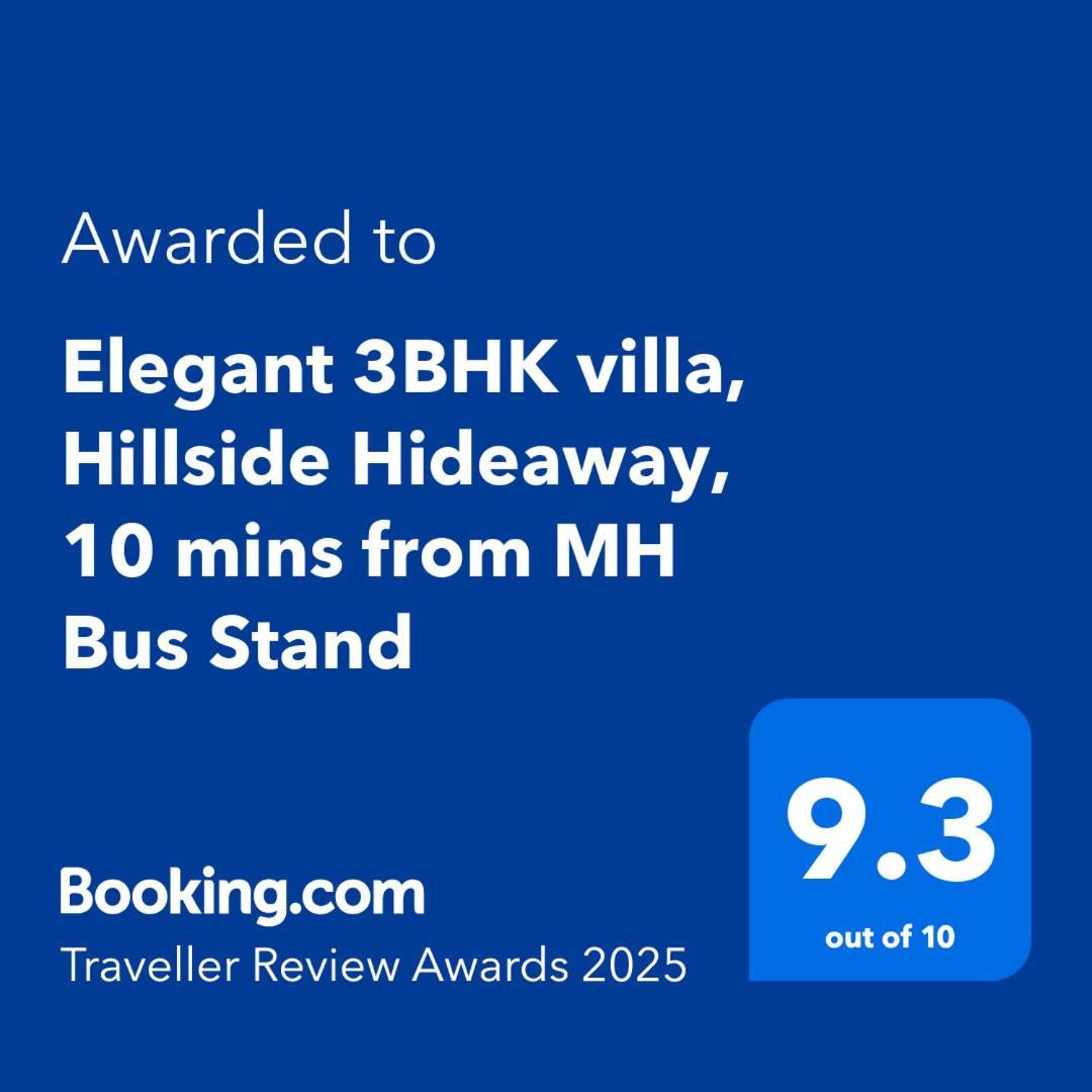 Private & Elegant 3Bhk Villa, Hillside Hideaway, 10 Mins From Mh Bus Stand Aurangabad  Eksteriør billede